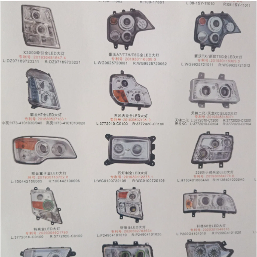 Автомобильные аксессуары для кузова, фары для тяжелых транспортных средств для серии автомобилей Sinotruk Shandeka