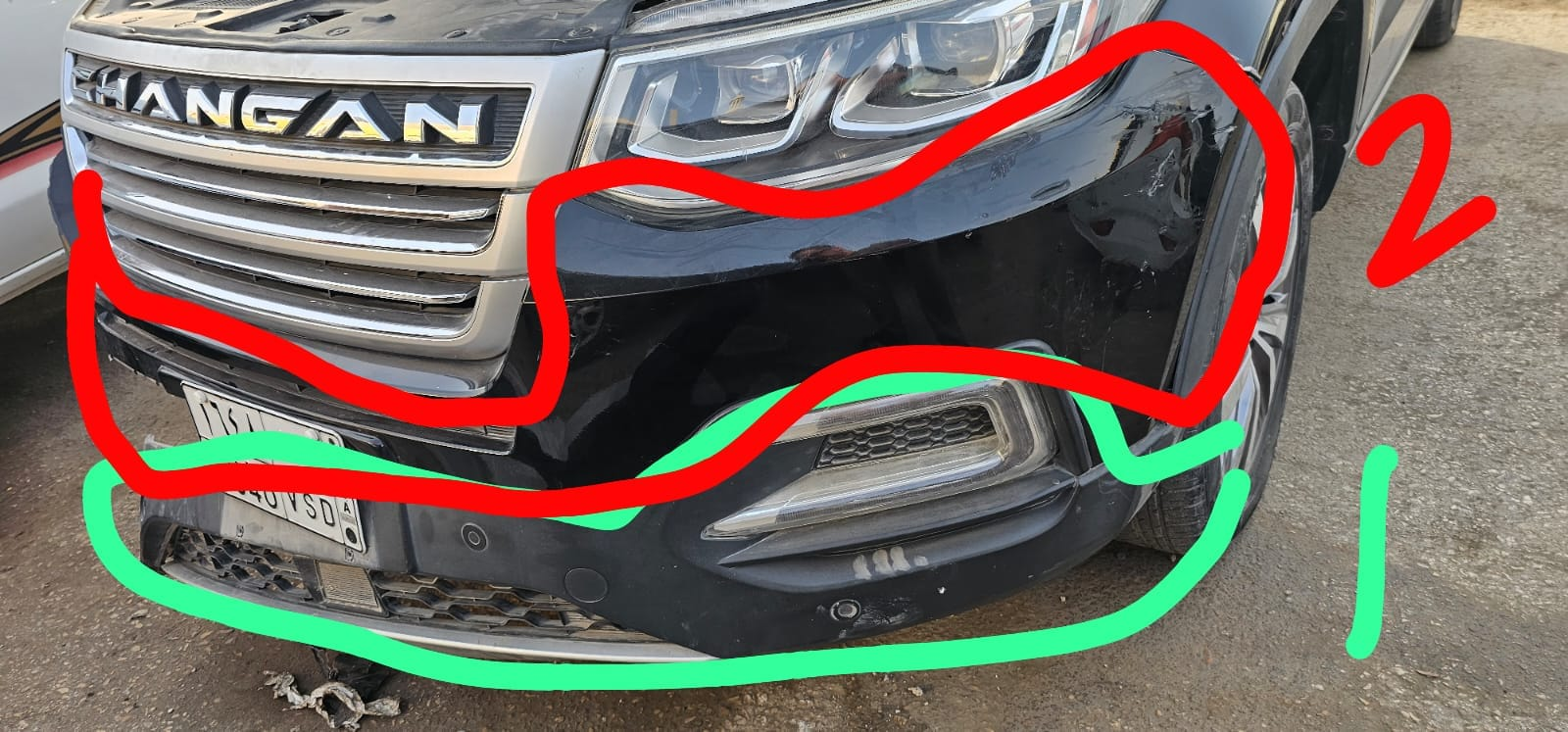 Новый заказ на Changan CS95 2019 типовые аксессуары 