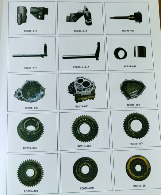 Руководство по замене запасных деталей передачи трансмиссии